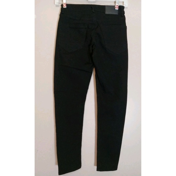Smith Mills Women Black Stretch Skinny Denim‎ Pants Size 28x30 - Picture 2 of 6